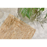 Braided Hemp Runner Rug - Natural