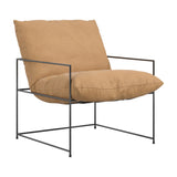 Brook Accent Chair - Tobacco with Black