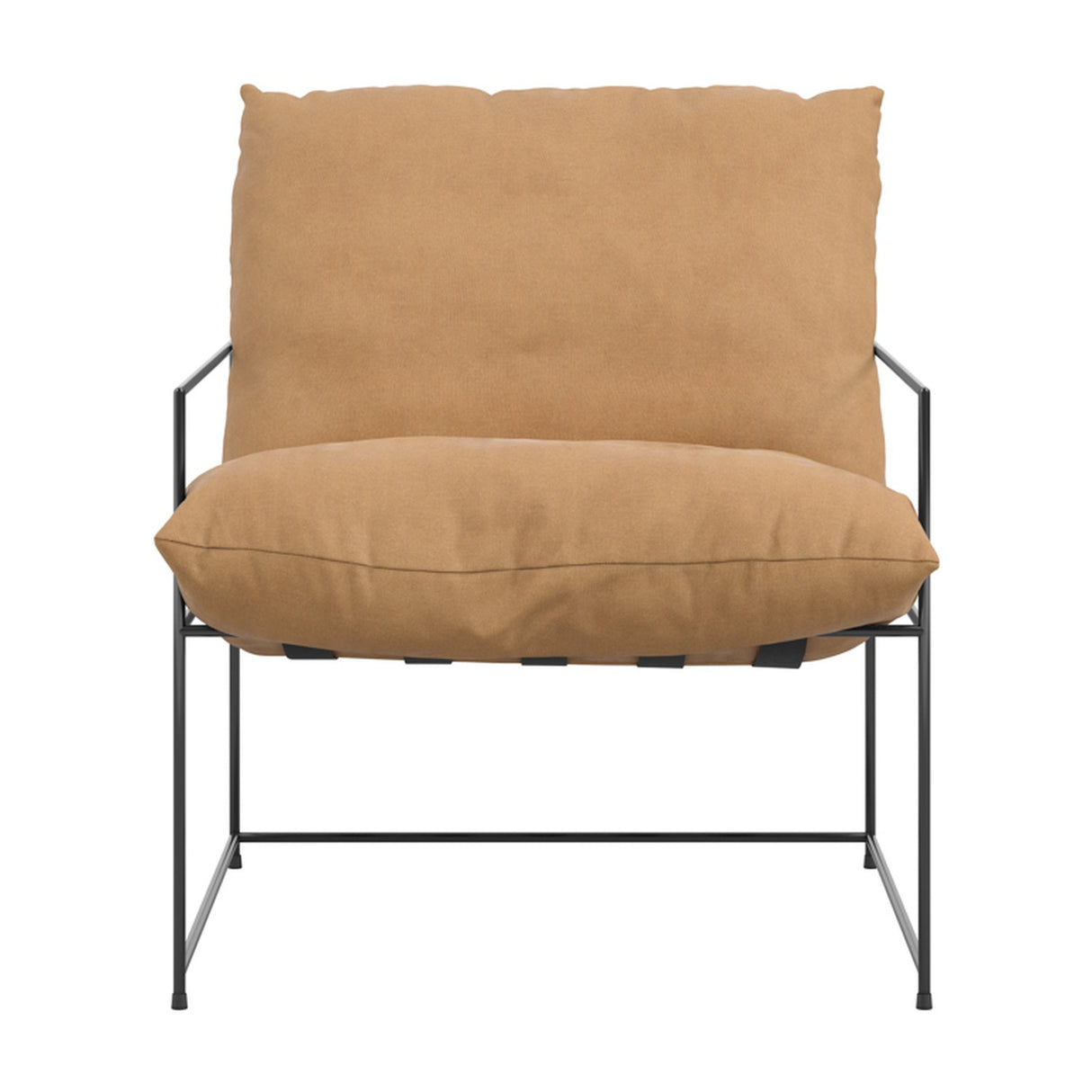 Brook Accent Chair - Tobacco with Black