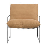 Brook Accent Chair - Tobacco with Black