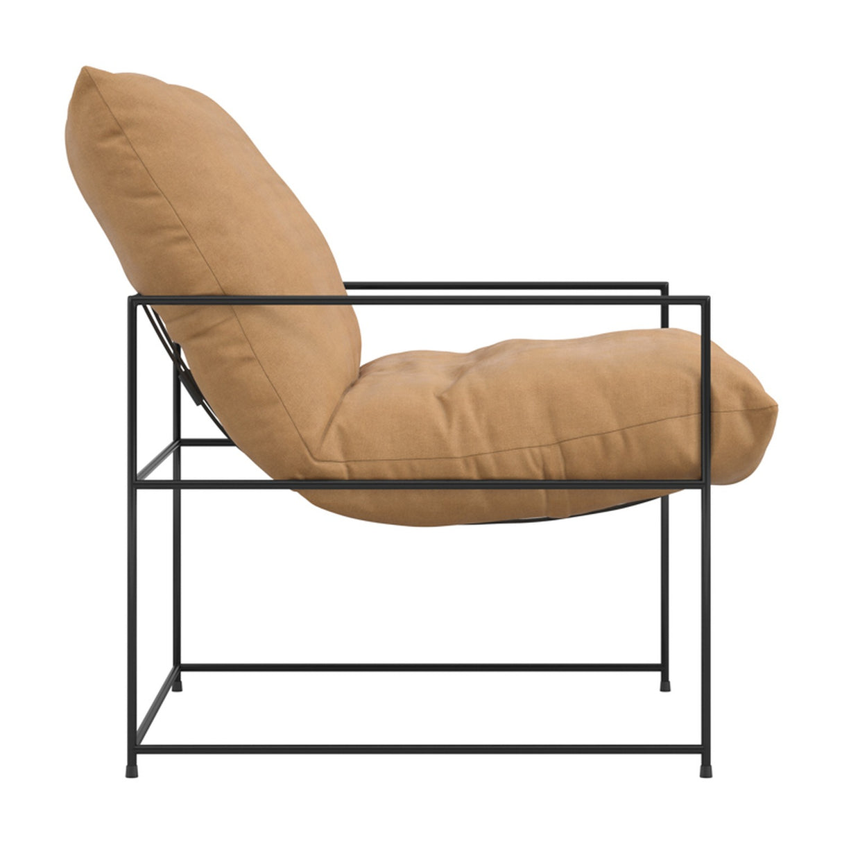 Brook Accent Chair - Tobacco with Black