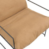 Brook Accent Chair - Tobacco with Black