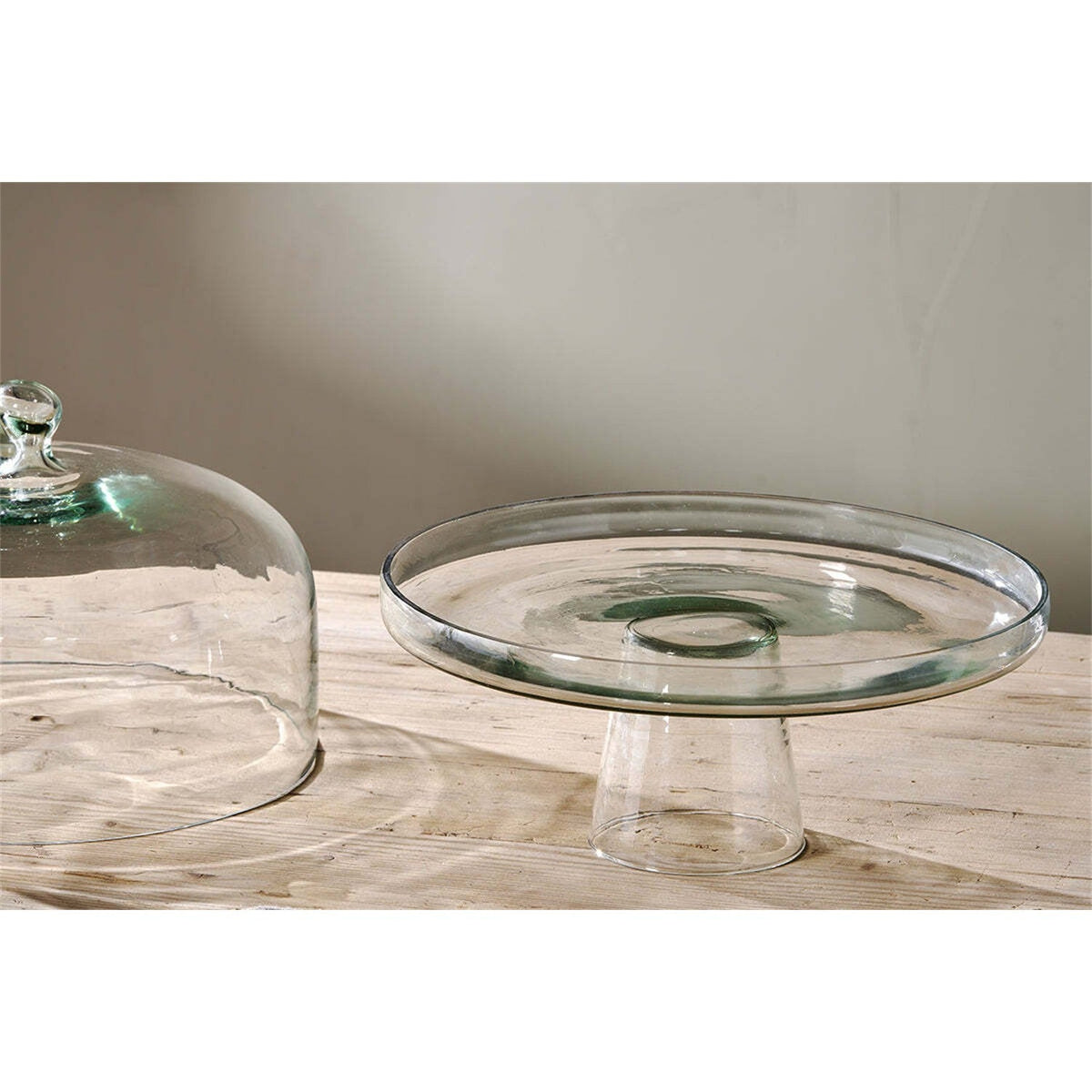 Banjara Glass Dome Cake Stand - Clear