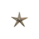 Bakara Star Christmas Tree Topper - Antique Brass