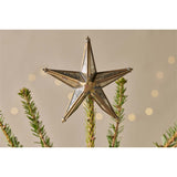 Bakara Star Christmas Tree Topper - Antique Brass