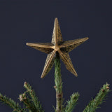 Bishakha Star Christmas Tree Topper - Brass
