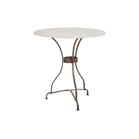 Bolvessa Marble Bistro Garden Table - Off White