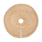 Buno Braided Hemp Christmas Tree Skirt - Natural