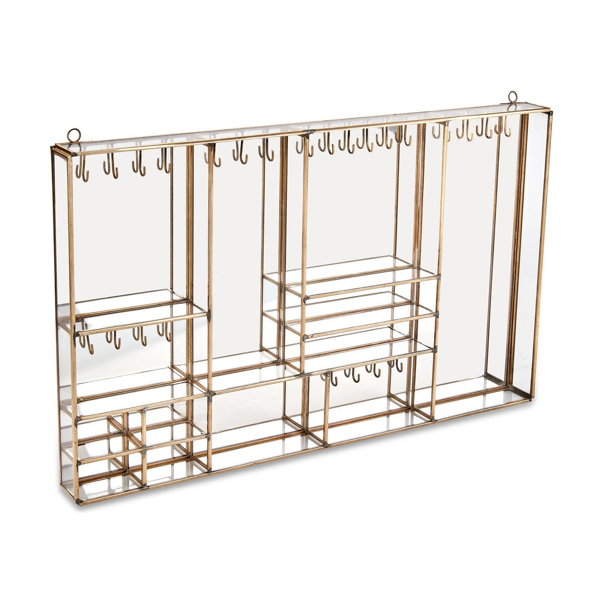 Bequai Small Wall Hung Jewellery Box - Antique Brass