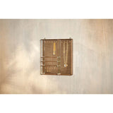 Bequai Small Wall Hung Jewellery Box - Antique Brass