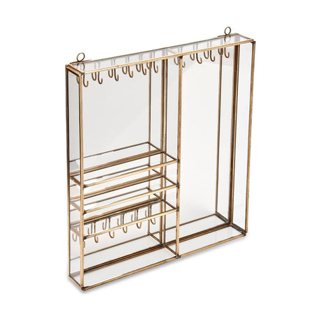 Bequai Large Wall Hung Jewellery Box - Antique Brass