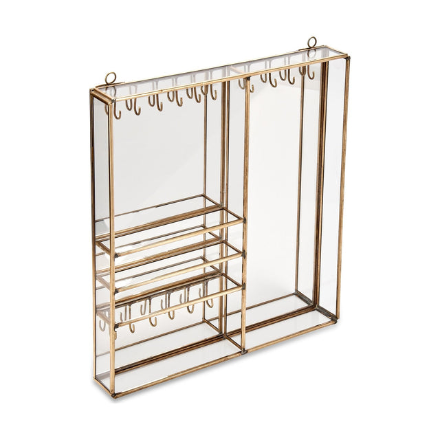 Bequai Large Wall Hung Jewellery Box - Antique Brass