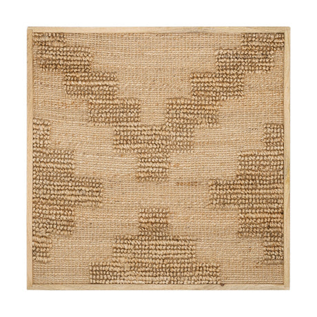 Bawal Cross Jute Wall Art - Natural