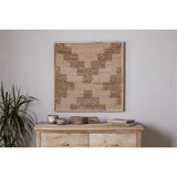 Bawal Cross Jute Wall Art - Natural