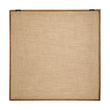 Birala Hand Stitched Linen Wall Art - Natural