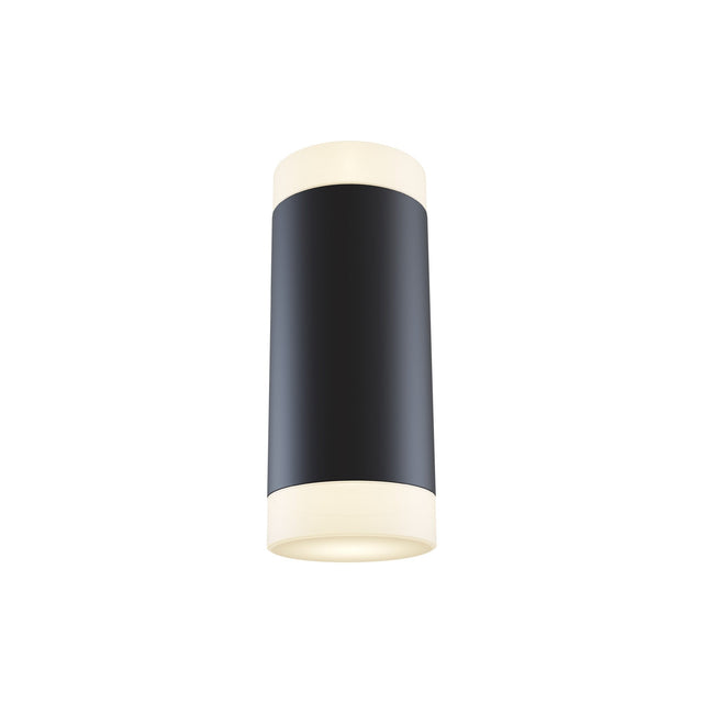 Kilt LED up and down wall light in black, adding a modern touch with dual light distribution.