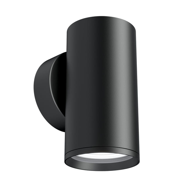 Focus S black down wall light, offering a sleek and directed light source for modern interiors.