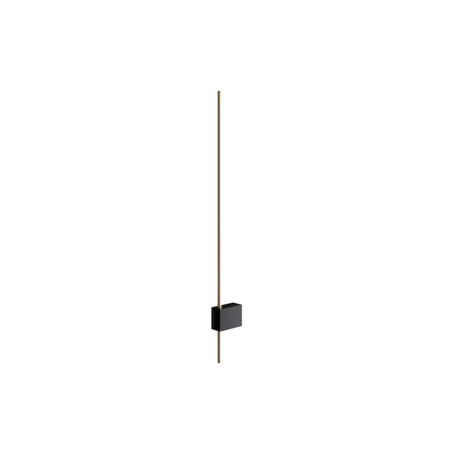 Pars LED wall light in black and gold, ideal for accent lighting with a luxurious finish.