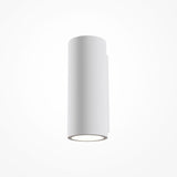 Parma paintable white cylindrical wall light, designed for up and down lighting, customisable for any decor.