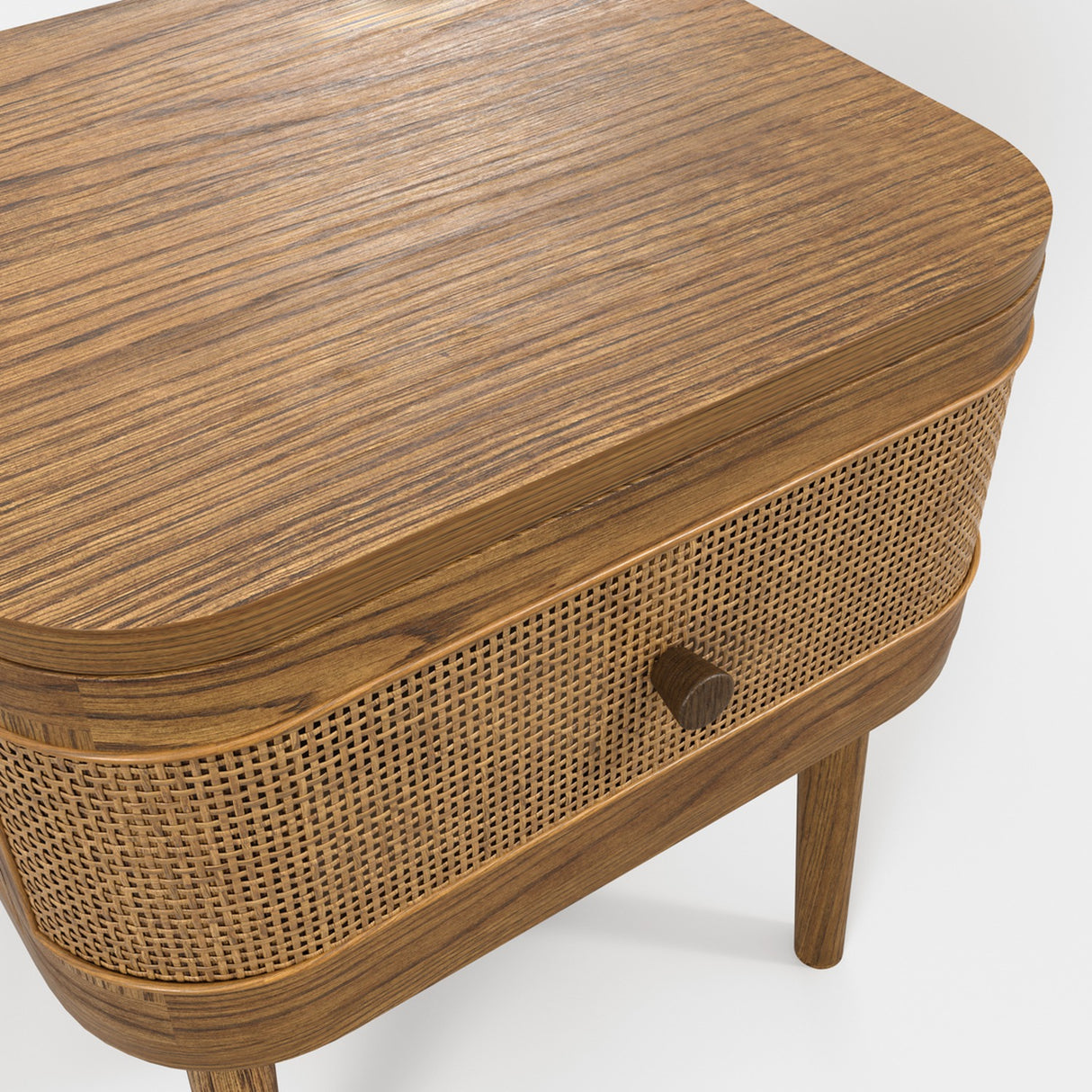 Callie Bedside Table - Smoked