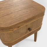Callie Bedside Table - Smoked