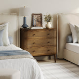 Callie 3 Drawer Chest of Drawers - Smoked