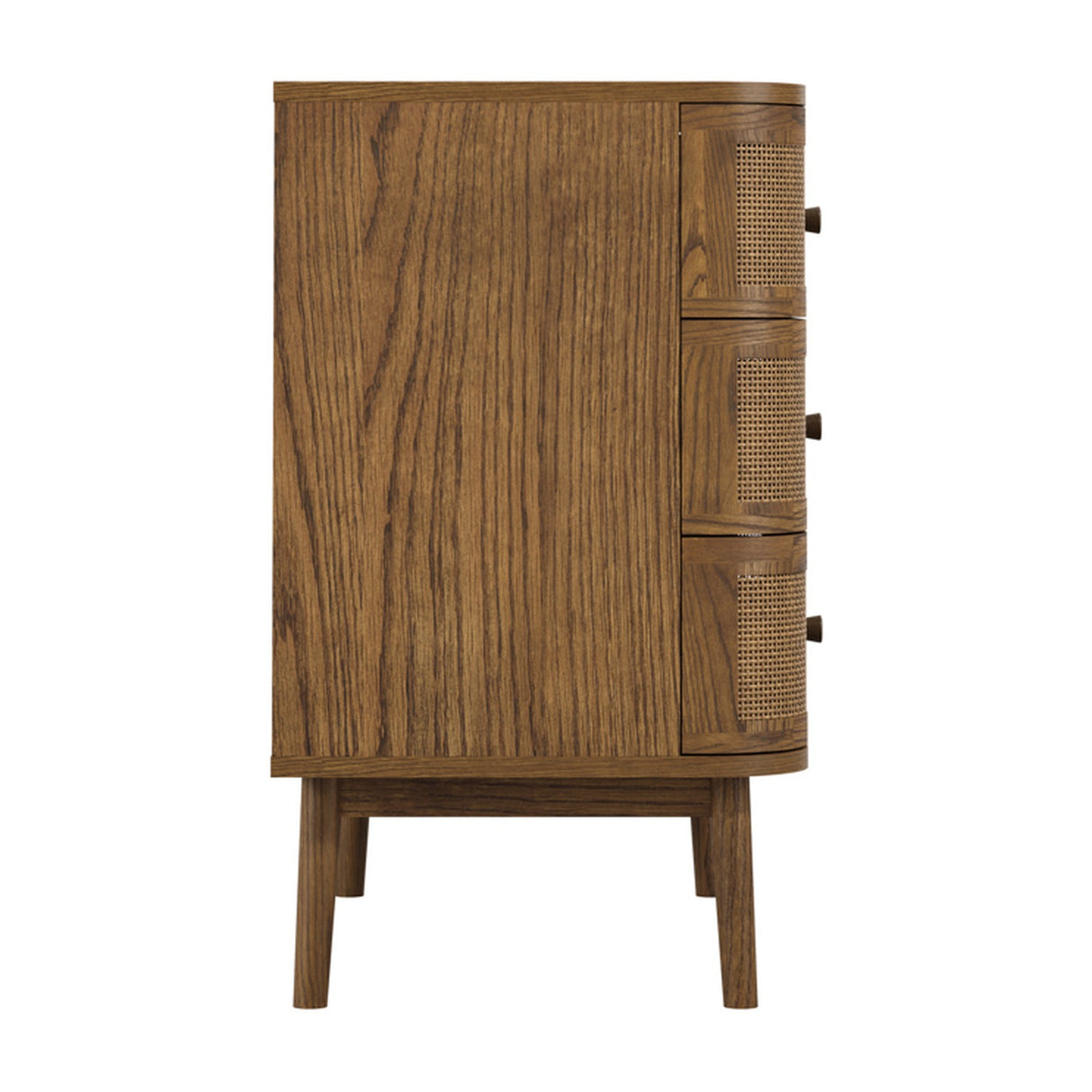 Callie 3 Drawer Chest of Drawers - Smoked