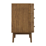 Callie 3 Drawer Chest of Drawers - Smoked