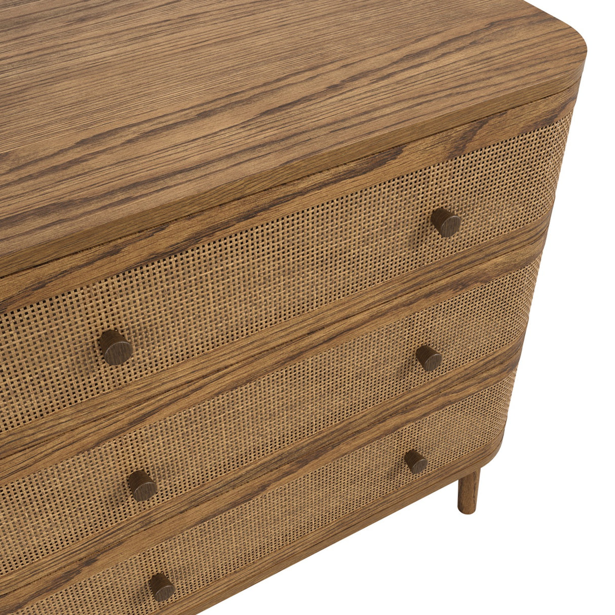 Callie 3 Drawer Chest of Drawers - Smoked