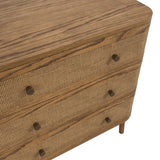 Callie 3 Drawer Chest of Drawers - Smoked