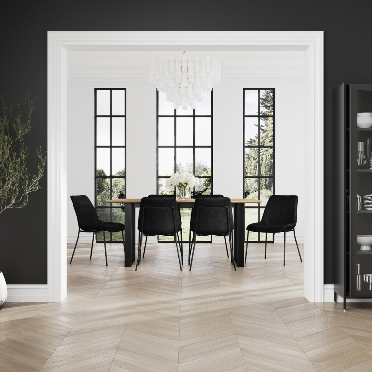 Carlo Dining Chair – Black