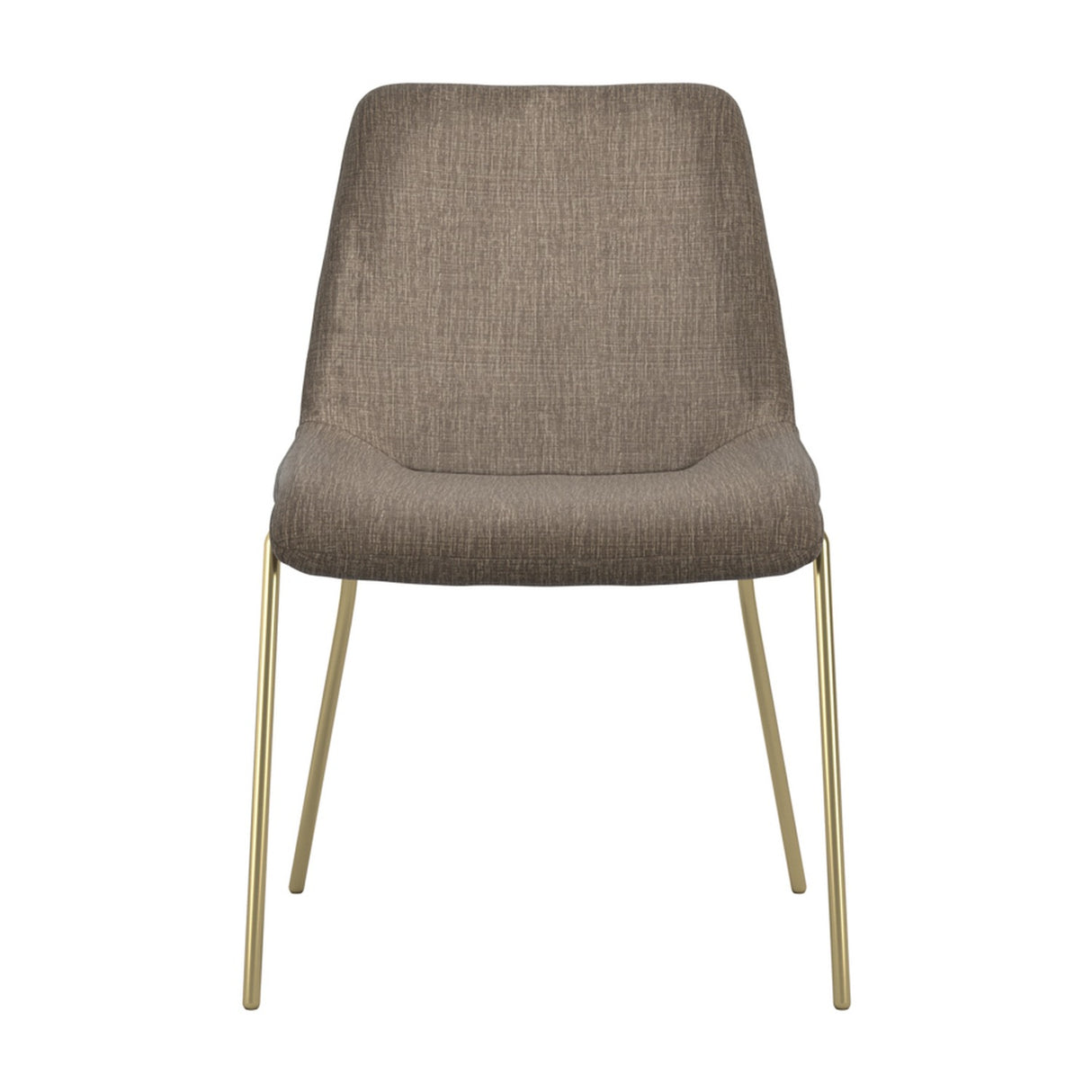 Carlo Dining Chair - Taupe & Gold