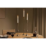 Chaipat Medium Candlestick - Antique Brass