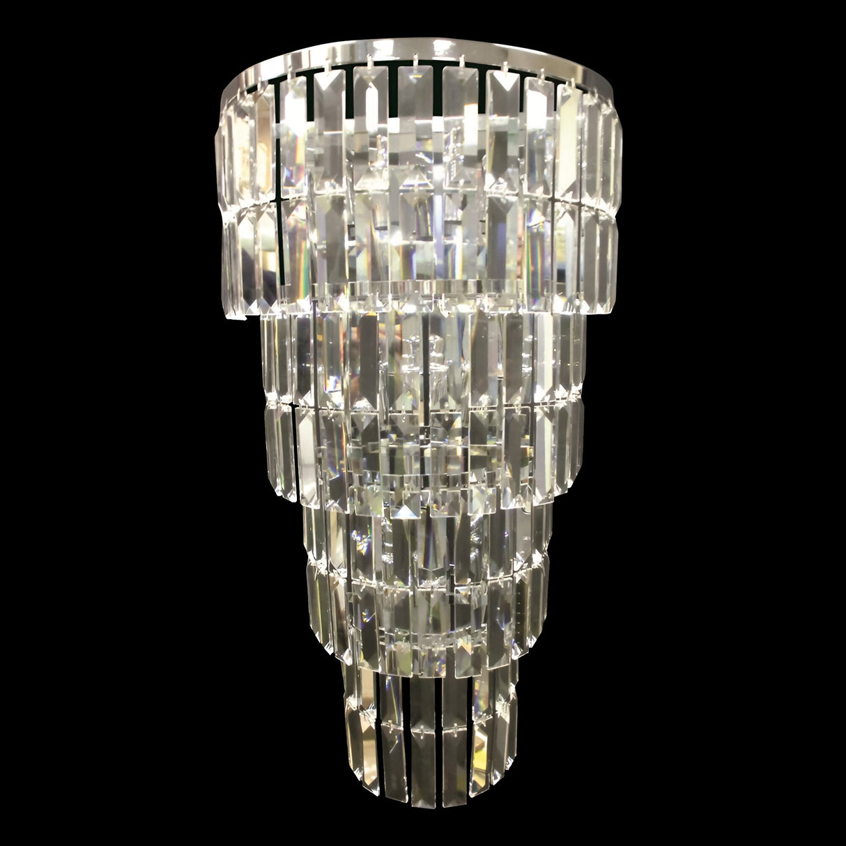 Lucca 5 Light Crystal Lead Wall Light - Chrome
