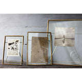 Danta 4 x 6 Glass Photo Frame - Antique Brass