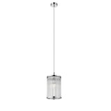 Coral 1 Light Pendant Light - Chrome
