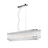 Coral 7 Light Island Suspension - Chrome