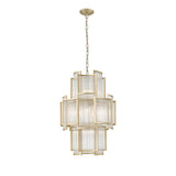 Coral 11 Light 2-Tier Chandelier - Matt Gold