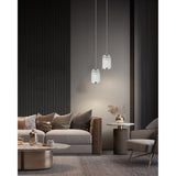 Coral 1 Light Pendant Light - Chrome