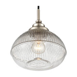 Acoste ceiling light in satin nickel finish, alternative view