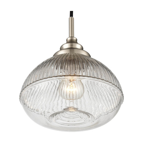 Acoste ceiling light in satin nickel finish, alternative view
