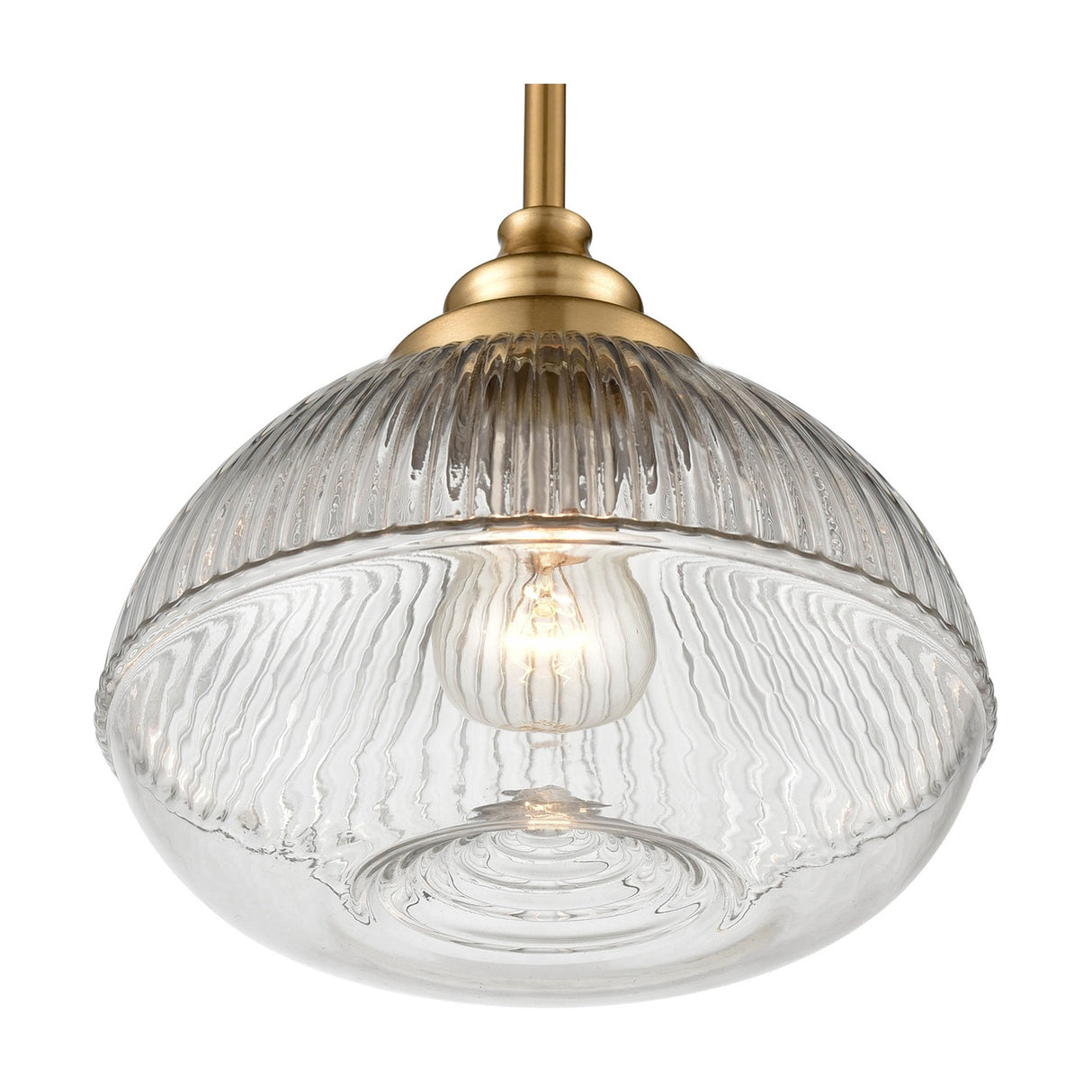 Acoste pendant light in brushed bronze finish, alternative view