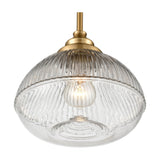 Acoste pendant light in brushed bronze finish, alternative view