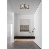 Solara 6 Light Crystal Flush Light - Chrome