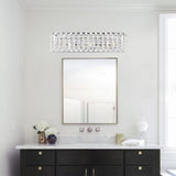 Dione 3 Light Crystal Wall Light - Chrome