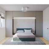 Dione 4 Light Crystal Flush Light - Chrome