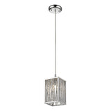 Melden 1 Light Crystal Pendant Light - Chrome