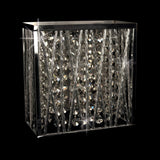 Melden 1 Light Crystal Wall Light - Chrome