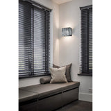 Melden 1 Light Crystal Wall Light - Chrome