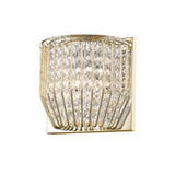 Varo 1 Light Crystal Wall Light - Gold